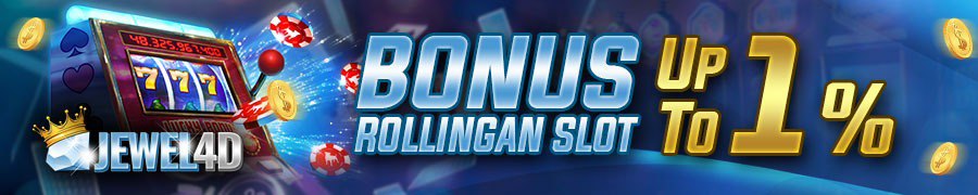 Bonus Rollingan Slot Games Up To 1%