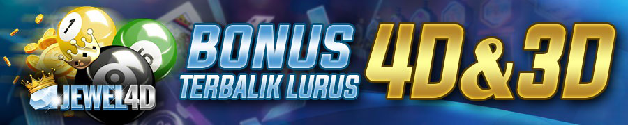 BONUS HADIAH TERBALIK LURUS 4D dan 3D